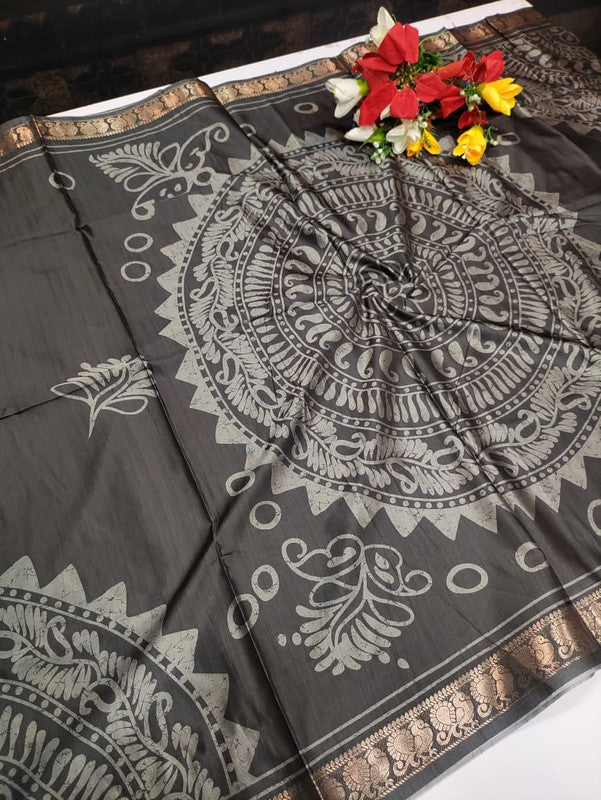 Block Fancy Saree CFS10