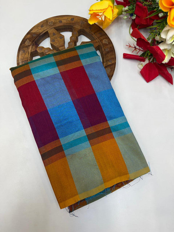 Offer Aura Checked Cotton (BT-7) AC184
