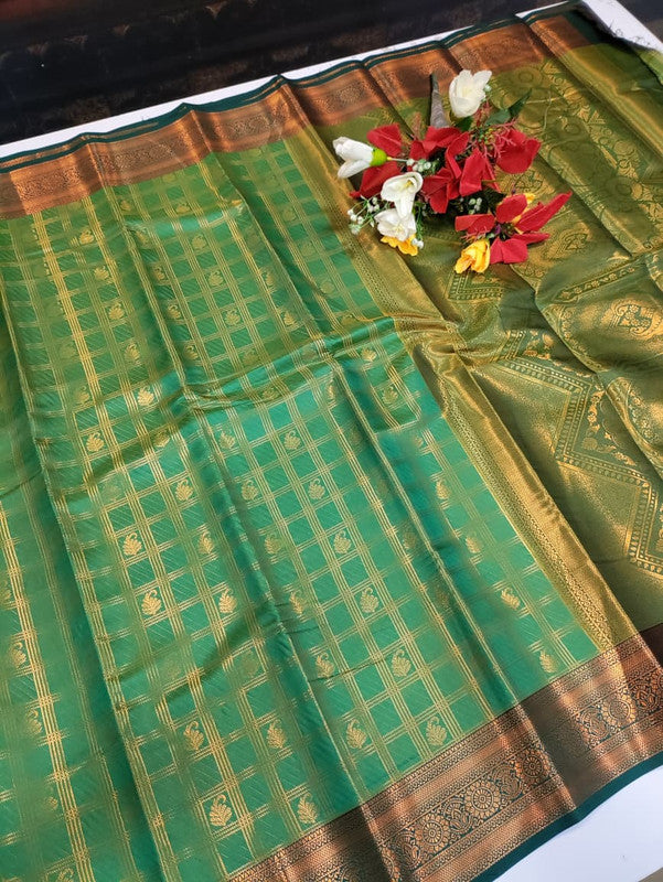 Shalini Checked Saree SHC08