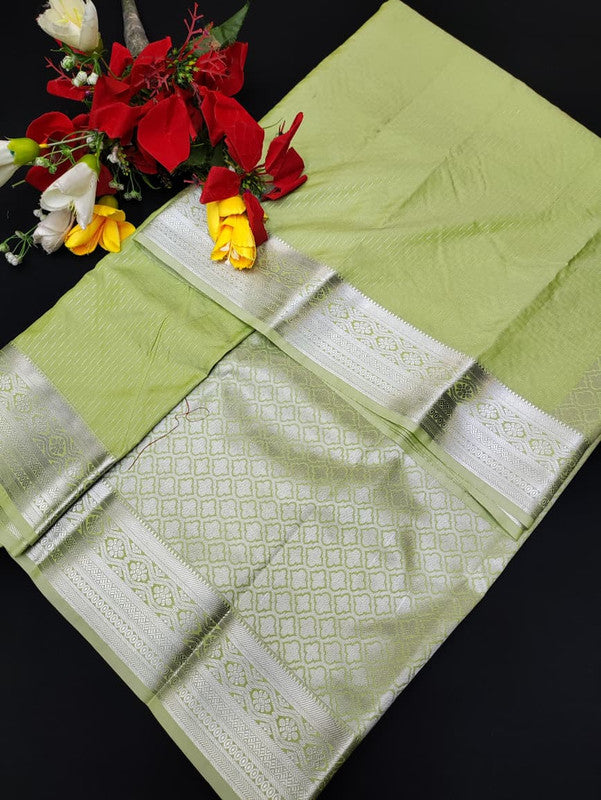Monica Silver Jari Saree MSJ10