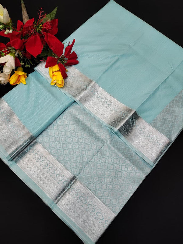 Monica Silver Jari Saree MSJ09
