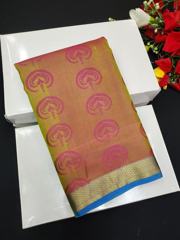 Take 5 Pure Semi Silk Sarees ₹4999 with Contrast Blouse for Festivals