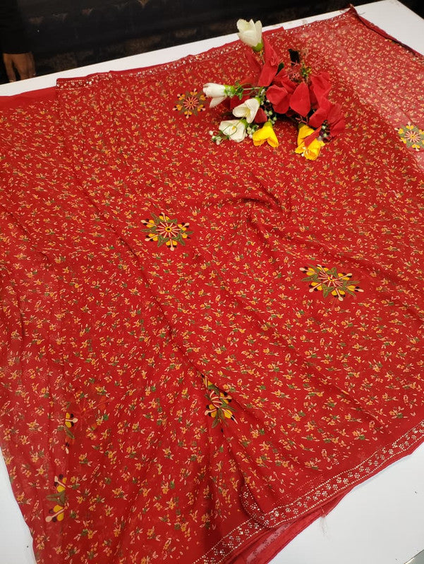 Chiffon Fancy Saree FSS07