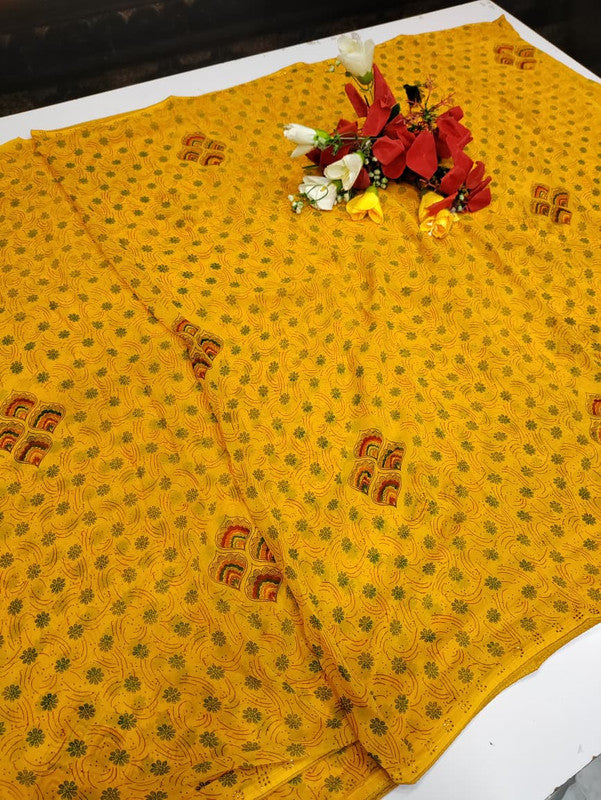 Chiffon Fancy Saree FSS16