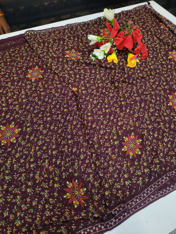 Chiffon Fancy Saree FSS18