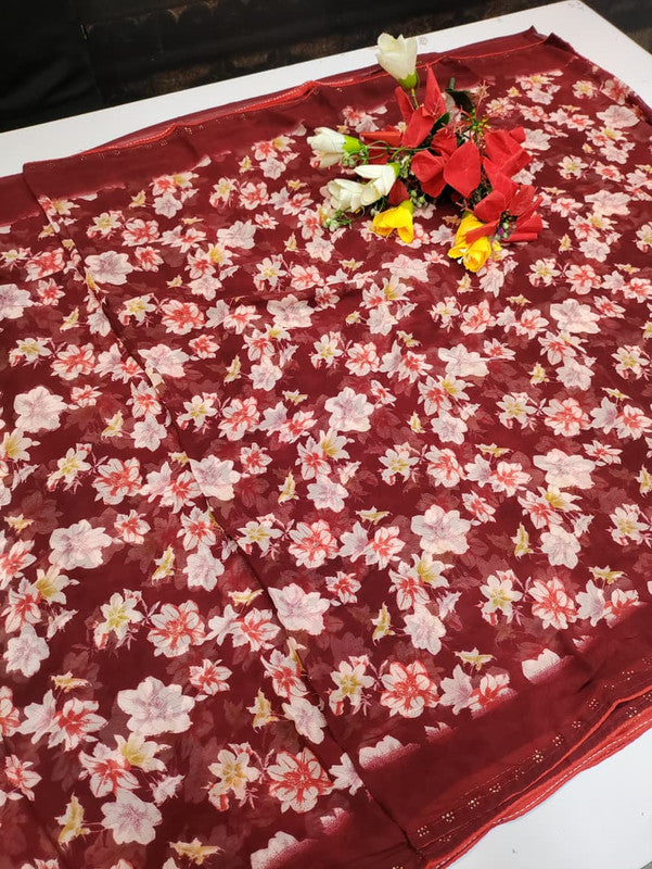 Chiffon Fancy Saree FSS37