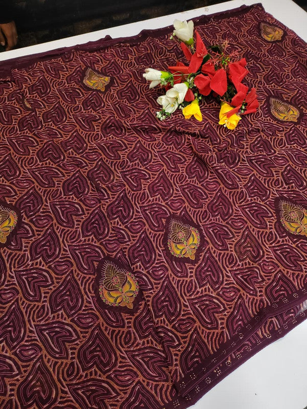 Chiffon Fancy Saree FSS56