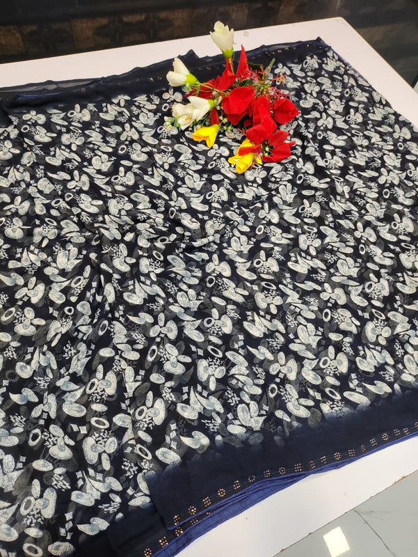 Chiffon Fancy Saree FSS77