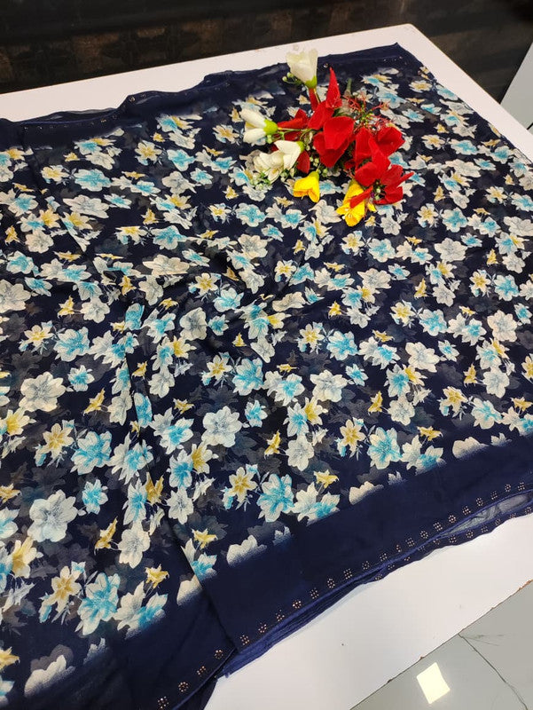 Chiffon Fancy Saree FSS81
