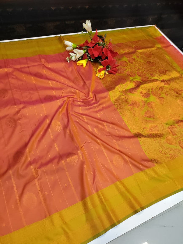 Amala Soft Silk Saree with zari work for festive occasions