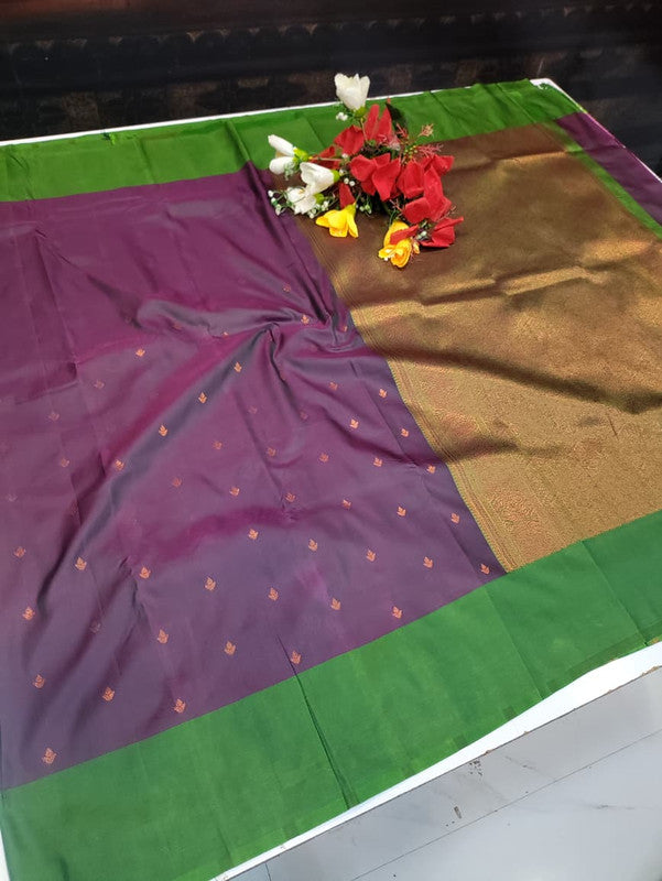 Urvashi Soft Silk Saree with elegant zari work for festival wear