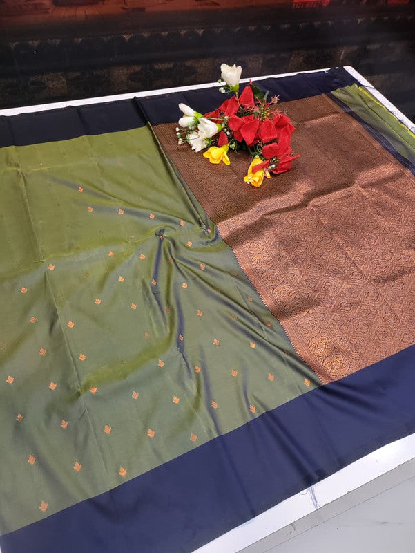 Urvashi Soft Silk Saree with elegant zari work for festival wear
