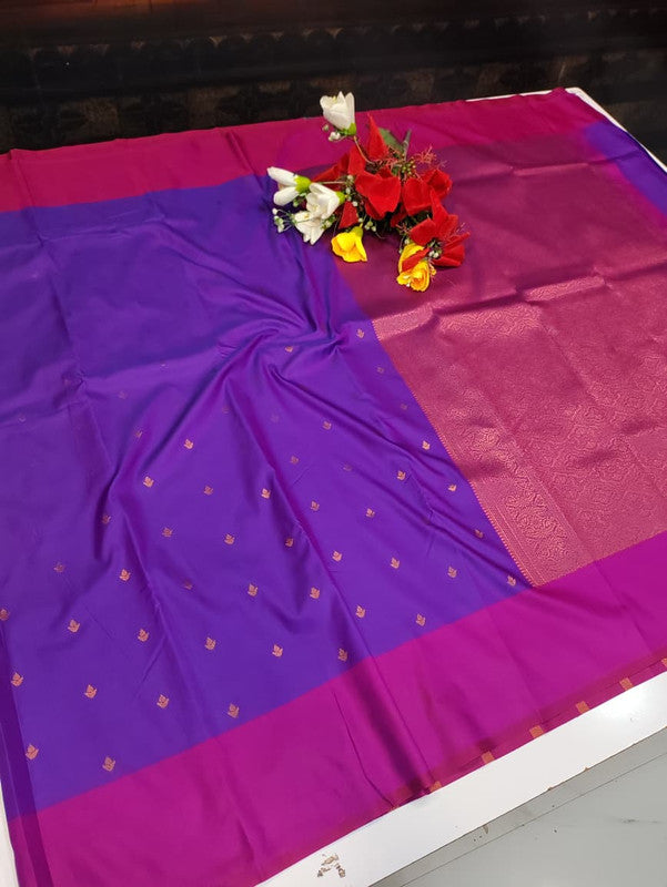 Urvashi Soft Silk Saree with elegant zari work for festival wear