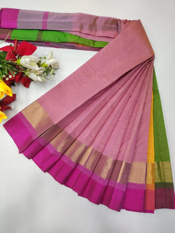 Plain Cotton Saree | Zari Border | PNC33 - Sri Sakthi Pugazh Tex PNC33 - Cotton