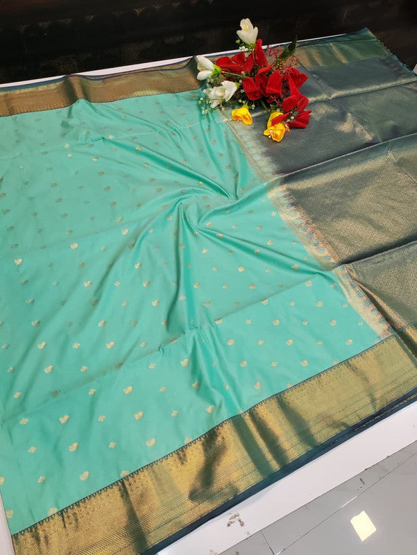 Semi Silk Saree (Mild Damage) SMS229 - Sri Sakthi Pugazh Tex SMS229 - Semi Silk