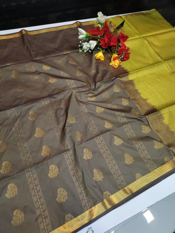 Semi Silk Saree (Mild Damage) SMS229 - Sri Sakthi Pugazh Tex SMS229 - Semi Silk