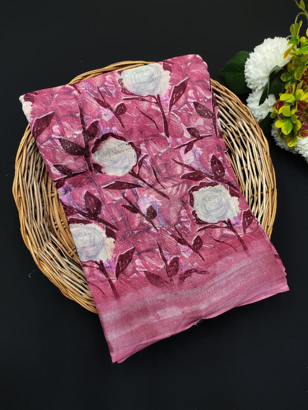 Club Linen | Printed Saree | CUP63