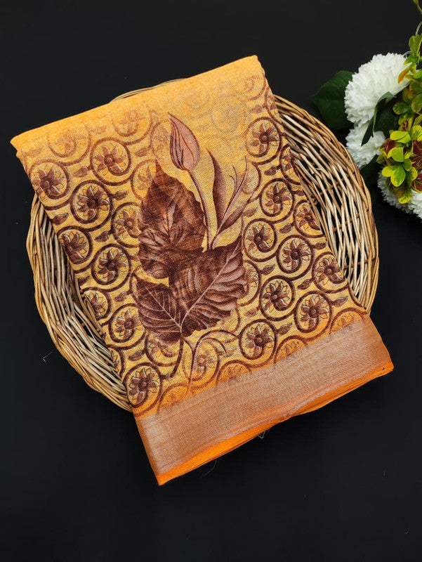 Club Linen | Printed Saree | CUP70