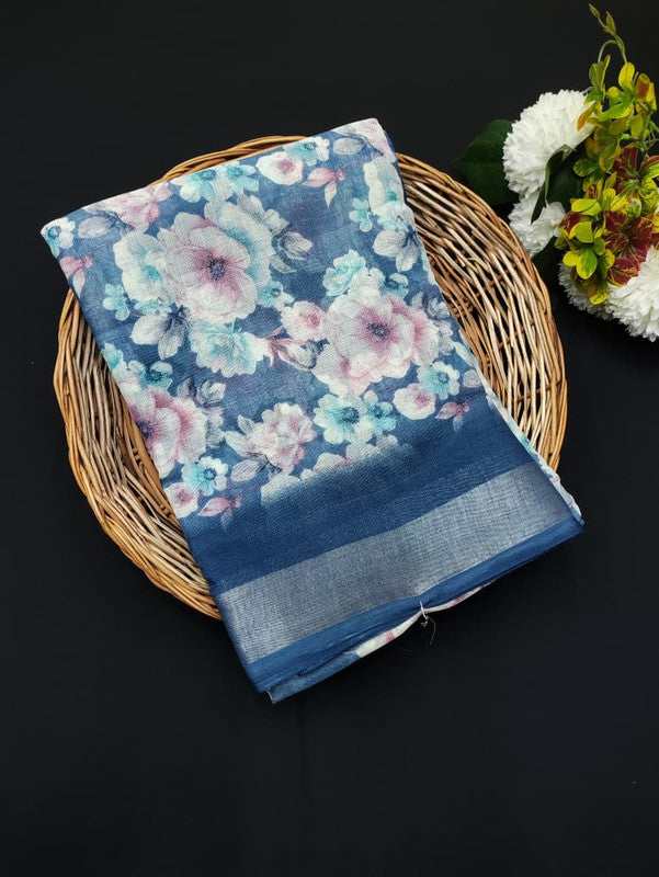 Club Linen | Printed Saree | CUP75