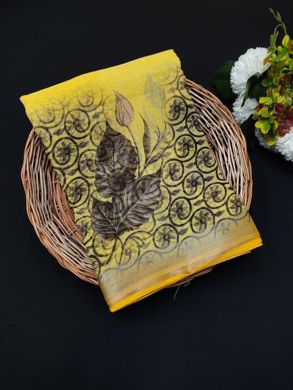 Club Linen | Printed Saree | CUP77