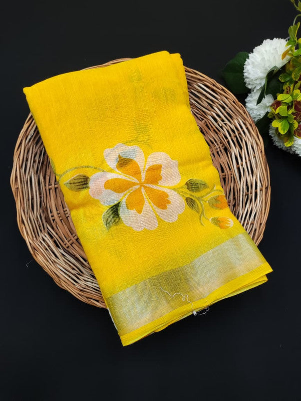 Club Linen | Printed Saree | CUP80