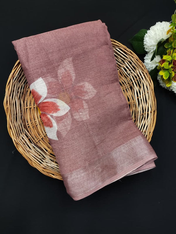 Club Linen | Printed Saree | CUP83
