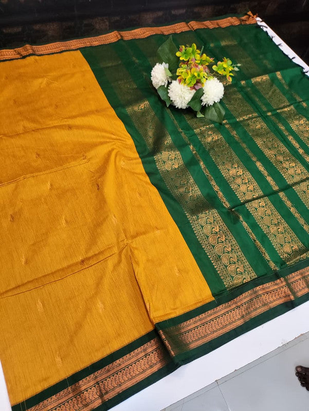 Kalyani Cotton Saree in premium Zari Cotton fabric for festive wear