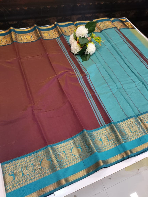 December Cotton Saree | Elegant Zari Cotton Saree