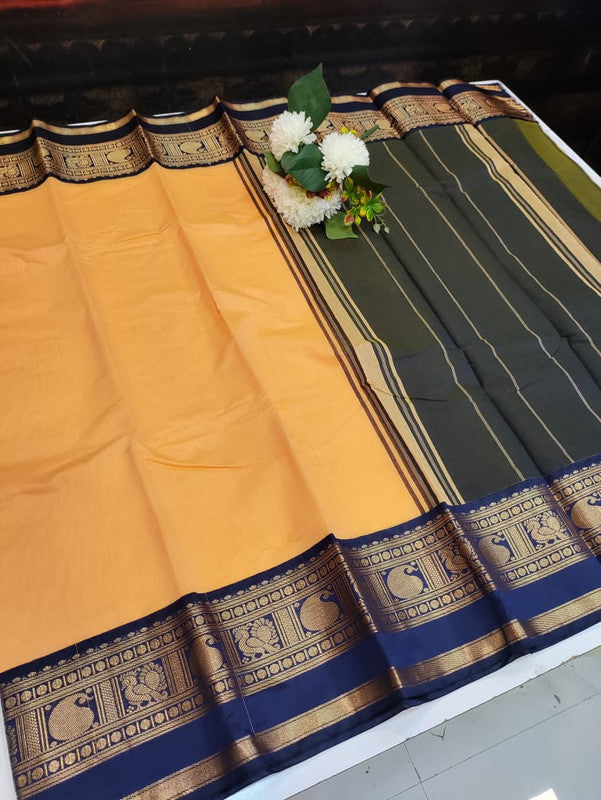 December Cotton Saree | Elegant Zari Cotton Saree