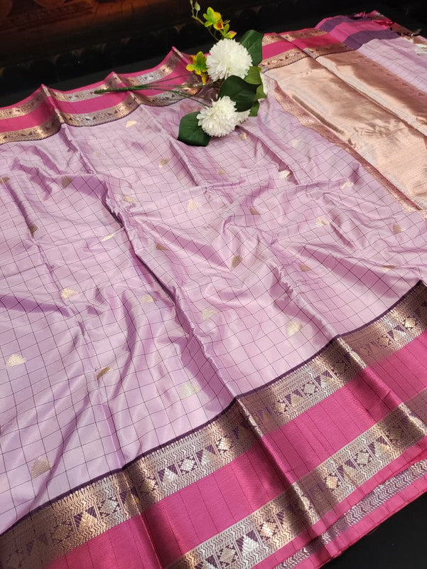 Premium Varanasi Saree in Silk Fabric with Elegant Zari Design