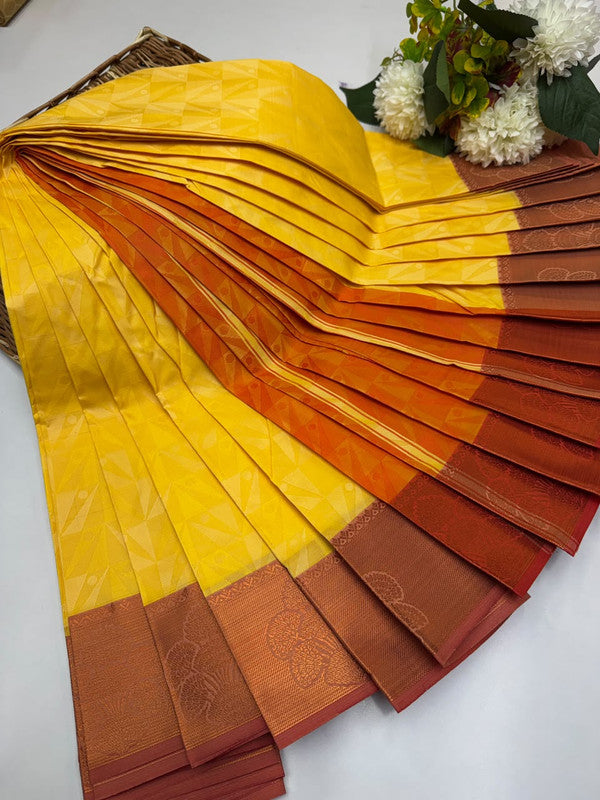 Premium Poontamil Soft Silk Saree with Jacquard Blouse for Festival Wear