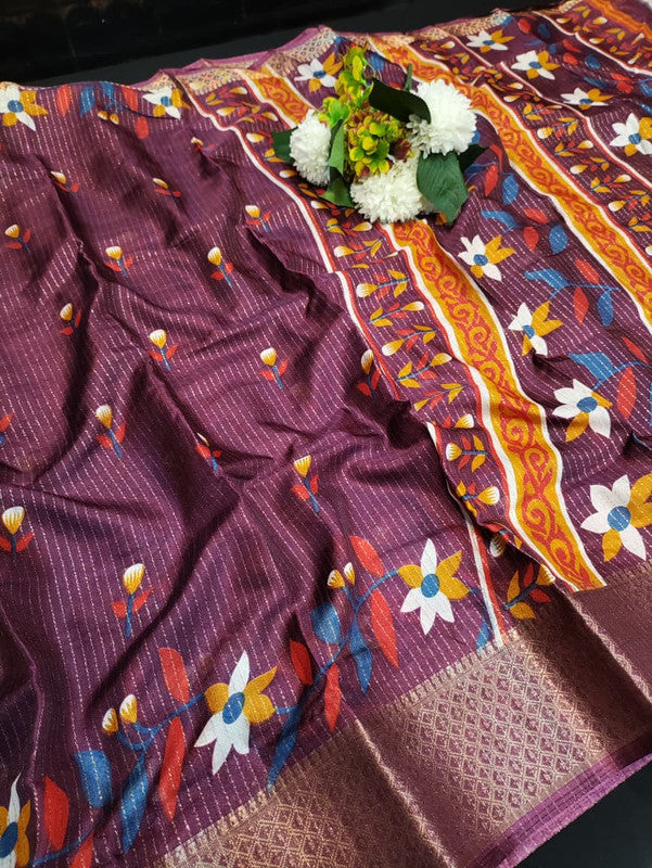 Femina Fancy Saree in Dola Vairaoosi Zari Silk for festive wear