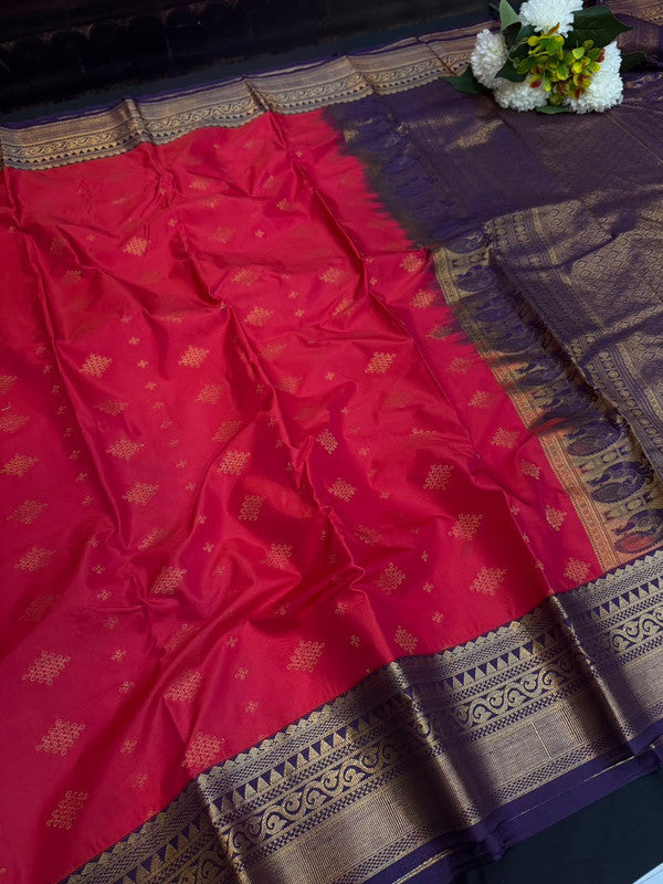 Vennila Semi Silk Saree | Zari Work | VNN81 - Sri Sakthi Pugazh Tex - Semi Silk