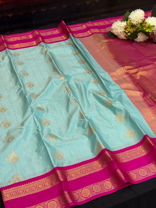 Vennila Semi Silk Saree | Zari Work | VNN81 - Sri Sakthi Pugazh Tex - Semi Silk