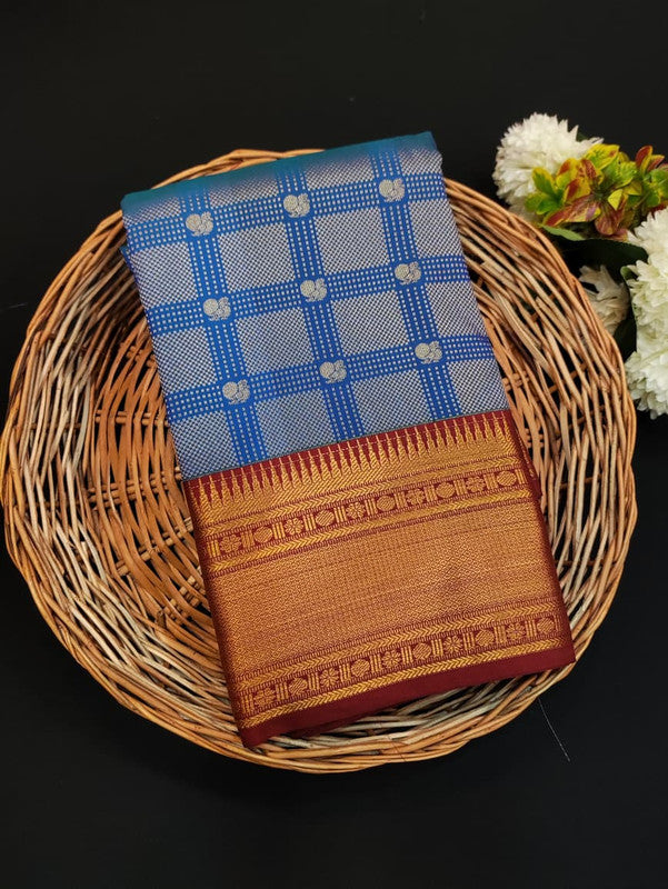 Luxury Semi Silk Saree for Women – Elegant Party Wear