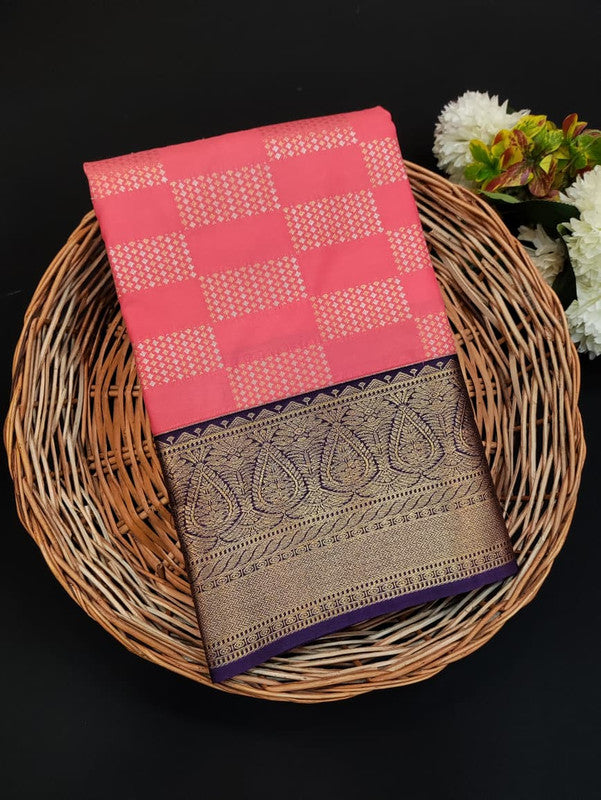Luxury Semi Silk Saree for Women – Elegant Party Wear