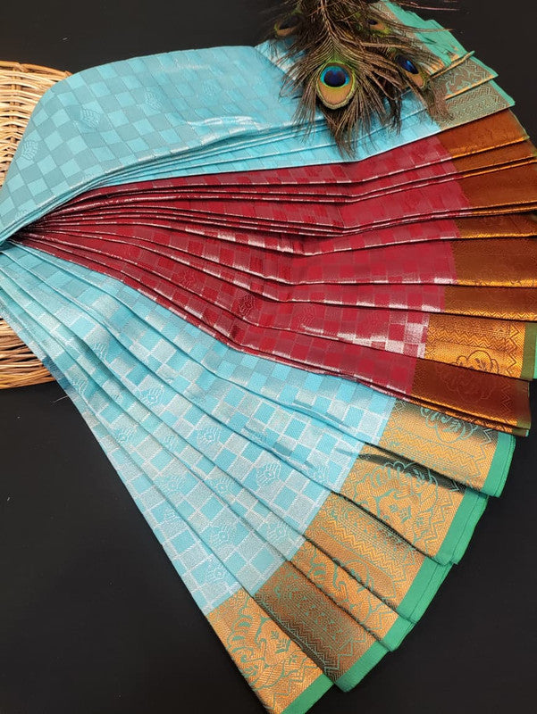 Premium Poontamil Tissue Saree in soft silk for party wear