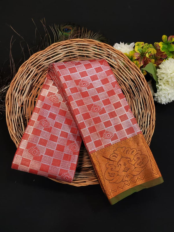 Premium Poontamil Tissue Saree in soft silk for party wear