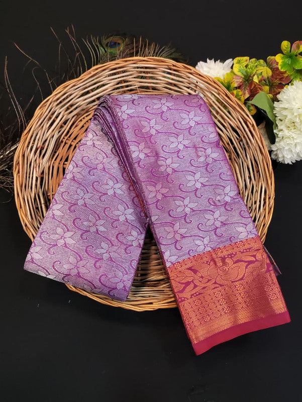 Premium Poontamil Tissue Saree in soft silk for party wear