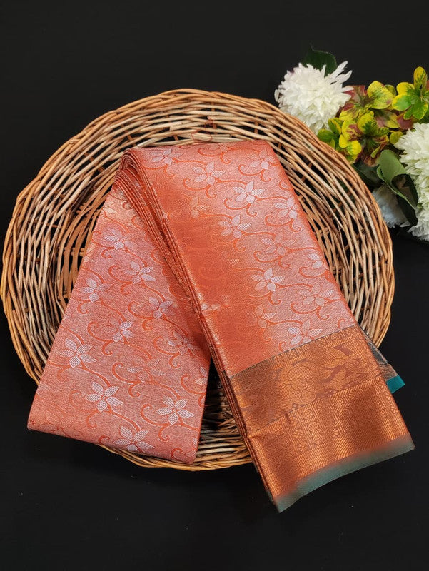 Premium Poontamil Tissue Saree in soft silk for party wear