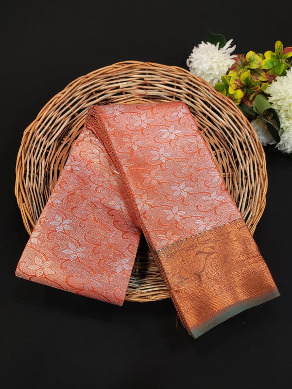 Premium Poontamil Tissue Saree in soft silk for party wear