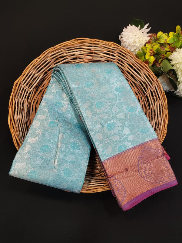 Premium Poontamil Tissue Saree in soft silk for party wear