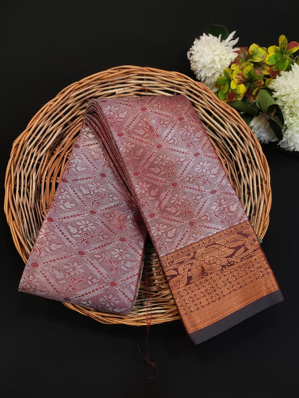 Premium Poontamil Tissue Saree in soft silk for party wear