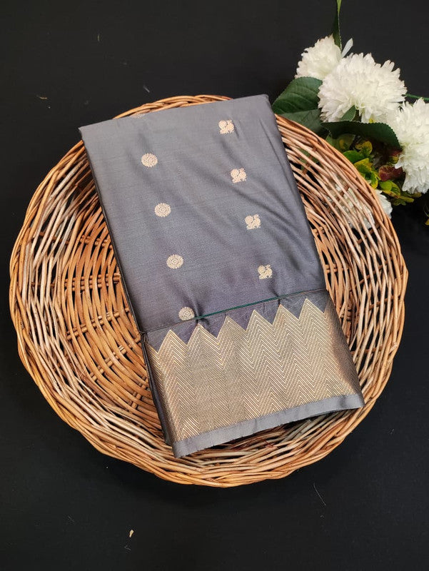 Offer Semi Silk Mild Damage Saree for Party Wear