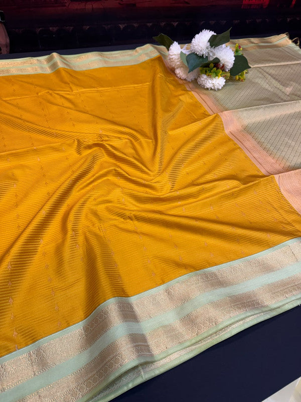 Offer Semi Silk Mild Damage Saree for Party Wear
