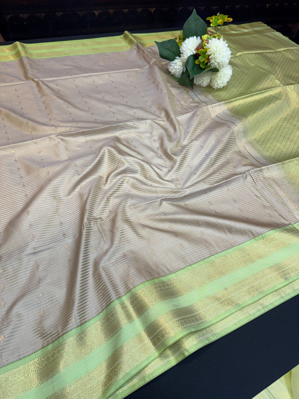Offer Semi Silk Mild Damage Saree for Party Wear
