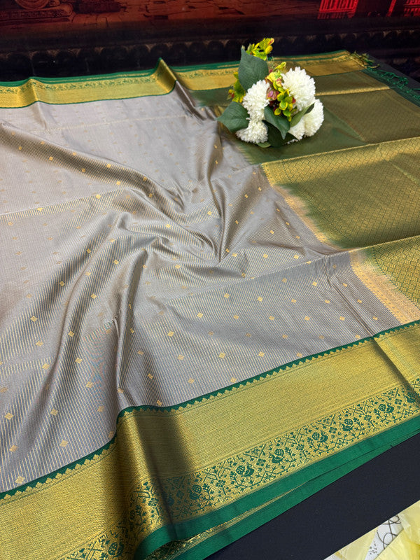 Offer Semi Silk Mild Damage Saree for Party Wear