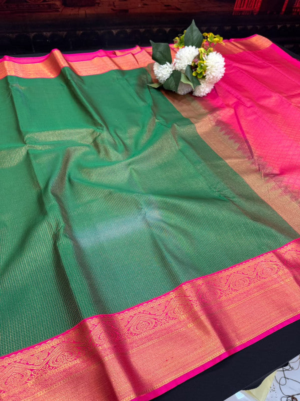 Offer Semi Silk Mild Damage Saree for Party Wear