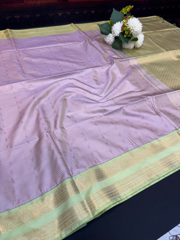 Offer Semi Silk Mild Damage Saree for Party Wear