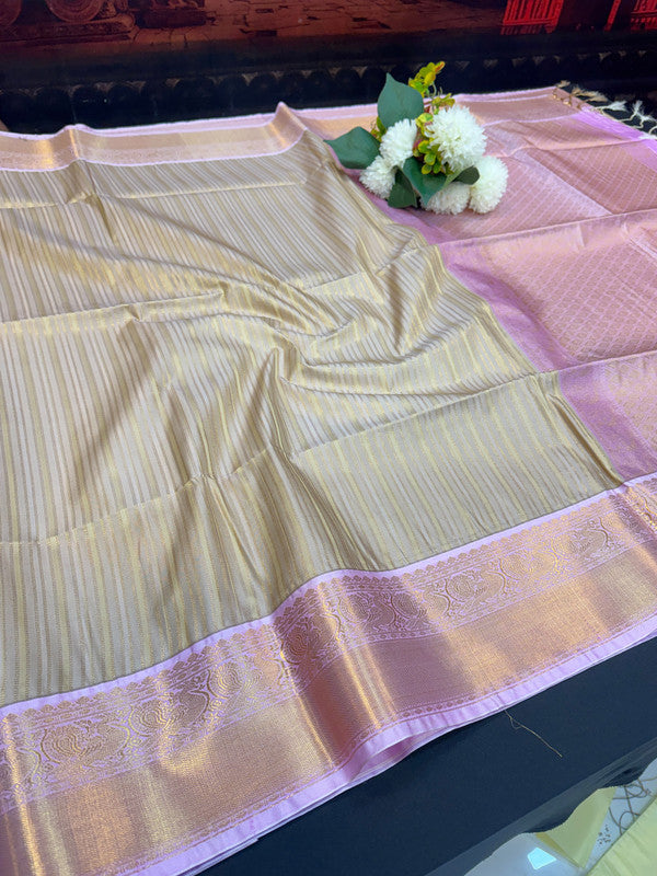 Offer Semi Silk Mild Damage Saree for Party Wear